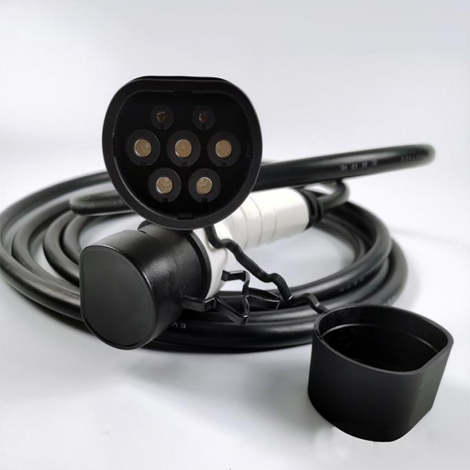 Elektrikli Araba 1 Fazlı Elektrikli Araç Uzatma Kablosu için 32A 240V Uzatma Kablosu 0